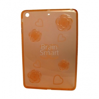 Накладка силиконовая iPad mini 2/3 Chanel Оранжевый - фото, изображение, картинка