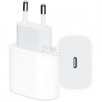СЗУ блок питания USB-C Power Adapter Apple (20W) Foxconn* - фото, изображение, картинка