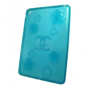 Накладка силиконовая iPad mini 2/3 Chanel Синий - фото, изображение, картинка