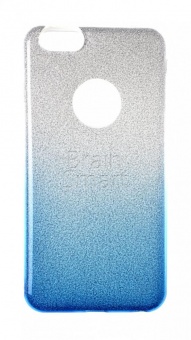 Накладка силиконовая Aspor Mask Collection Песок с отливом iPhone 6 Plus Серебряный/Синий - фото, изображение, картинка
