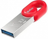 USB 3.2 Флеш-накопитель 128GB Netac UM2 Серебристый/Красный* - фото, изображение, картинка