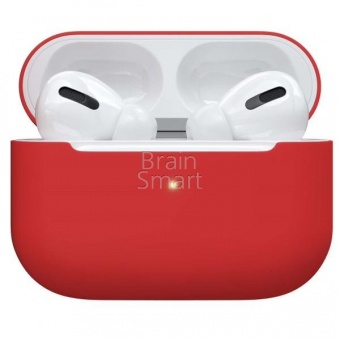 Чехол силиконовый Apple Airpods Pro Красный* - фото, изображение, картинка