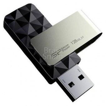 USB 3.0 Флеш-накопитель 128GB Silicon Power Blaze B30 Черный - фото, изображение, картинка