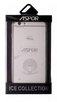 Накладка силиконовая Aspor Ice Collection iPhone 7 Plus/8 Plus Прозрачный - фото, изображение, картинка