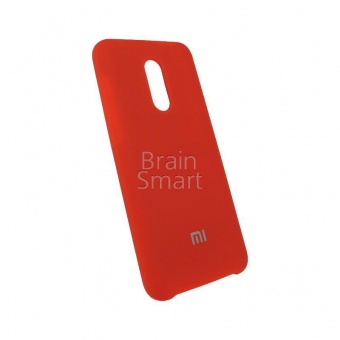 Накладка Silicone Case Xiaomi Redmi 5 (14) Красный - фото, изображение, картинка