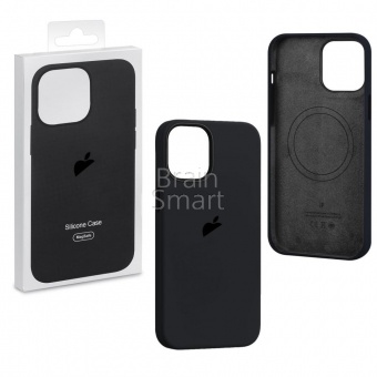Накладка силиконовая Magsafe iPhone 14 Черный* - фото, изображение, картинка