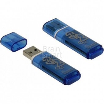 USB 3.0 Флеш-накопитель 32GB SmartBuy Glossy Синий - фото, изображение, картинка