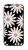 Накладка силиконовая Цветы iPhone 5/5S/SE Черный - фото, изображение, картинка