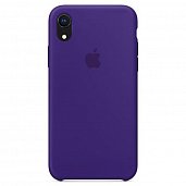 Накладка Silicone Case Original iPhone XR (30) Тёмно-Сиреневый - фото, изображение, картинка