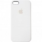 Накладка Silicone Case Original iPhone 5/5S/SE  (9) Белый - фото, изображение, картинка