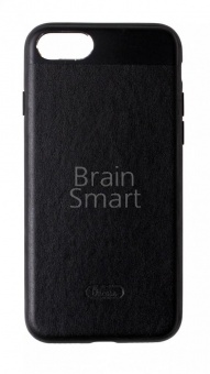 Накладка силиконовая Oucase Supremacy leather Series iPhone 7/8 Черный - фото, изображение, картинка