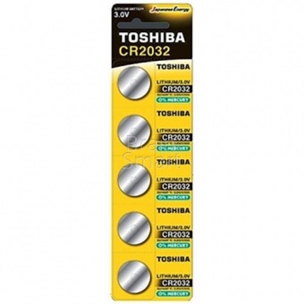Эл. питания Toshiba CR2032 (5 шт/блистер) - фото, изображение, картинка
