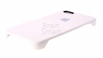 Накладка пластиковая Back Cover под кожу iPhone 5/5S/SE Белый - фото, изображение, картинка