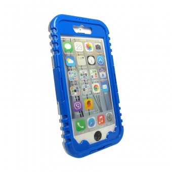 Чехол водонепроницаемый (IP-68) iPhone 6/7/8 Plus Синий - фото, изображение, картинка