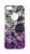 Накладка силиконовая Shine iPhone 5/5S/SE блестящая Цветы/Птицы Серебряный/Фиолетовый - фото, изображение, картинка