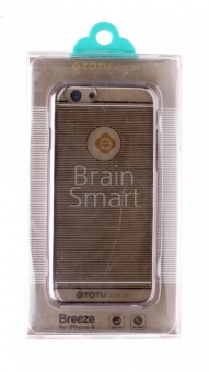 Накладка пластиковая TOTUDESIGN с блестящей окантовкой iPhone 6 - фото, изображение, картинка