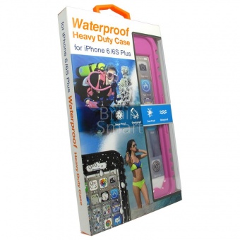 Чехол водонепроницаемый (IP-68) iPhone 6/7/8 Plus Фиолетовый - фото, изображение, картинка