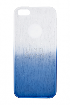 Накладка силиконовая Aspor Rainbow Collection с отливом iPhone 5/5S/SE Синий - фото, изображение, картинка