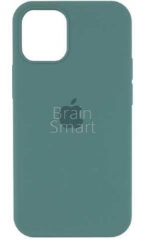 Накладка Silicone Case Original iPhone 13 Pro (58) Зелёный Сосновый - фото, изображение, картинка