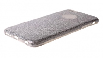 Накладка силиконовая Aspor Mask Collection Песок iPhone 6 Plus Серебряный - фото, изображение, картинка