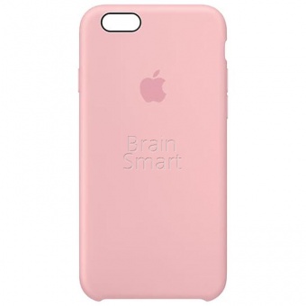 Накладка Silicone Case iPhone 6/6S  (6) Светло-Розовый - фото, изображение, картинка