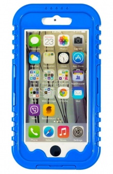 Чехол водонепроницаемый (IP-68) iPhone 6/6S Синий - фото, изображение, картинка