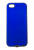 Накладка силиконовая Motomo полоски iPhone 5/5S/SE Синий - фото, изображение, картинка