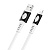 USB кабель Lightning Borofone BX35 2.4A (1м) Белый* - фото, изображение, картинка