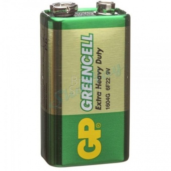 Эл. питания GP 6F22 (крона) Greencell (1 шт/блистер) - фото, изображение, картинка