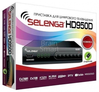 Приставка для цифрового ТВ DVB-T2 Selenga HD950D Черный - фото, изображение, картинка