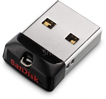 USB 2.0 Флеш-накопитель 16GB Sandisk Cruzer Fit Чёрный* - фото, изображение, картинка
