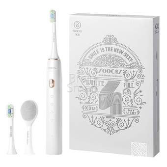 Электрич. зубная щетка Xiaomi Soocas X3U Sonic Electric Toothbrush Белый* - фото, изображение, картинка