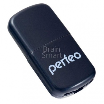 USB-картридер Perfeo PF-R009 (microSD) Черный - фото, изображение, картинка