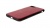 Накладка силиконовая с кожаной вставкой iPhone 7/8 Красный - фото, изображение, картинка