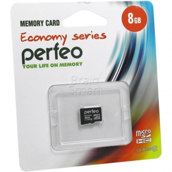 MicroSD 8GB Perfeo Class 10 - фото, изображение, картинка