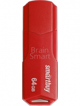 USB 2.0 Флеш-накопитель 64GB SmartBuy Clue Красный* - фото, изображение, картинка