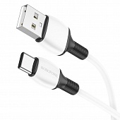 USB кабель Type-C Borofone BX84 3,0A (1м) Белый* - фото, изображение, картинка