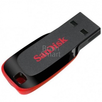 USB 2.0 Флеш-накопитель 16GB Sandisk Cruzer Blade Чёрный - фото, изображение, картинка