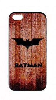 Накладка силиконовая iPhone 5/5S/SE Batman - фото, изображение, картинка