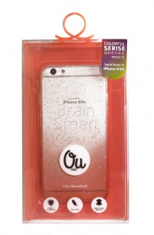 Накладка силиконовая Oucase Colorful Series iPhone 6 Градиент Красный - фото, изображение, картинка