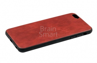 Накладка силиконовая J-Case Catis Series под кожу iPhone 6/6S Красный - фото, изображение, картинка