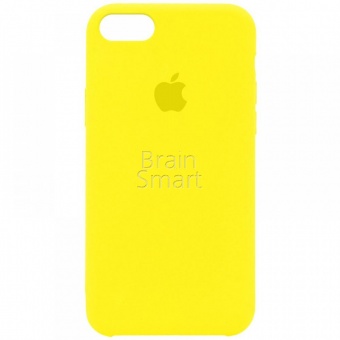 Накладка Silicone Case Original iPhone 6/6S (32) Ярко-Жёлтый - фото, изображение, картинка