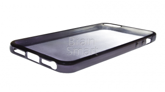 Накладка силиконовая Aspor Golden Collection с отливом iPhone 5/5S/SE Черный - фото, изображение, картинка
