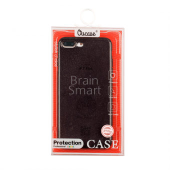 Накладка силиконовая Oucase Gold powder Series iPhone 7 Plus/8 Plus Черный - фото, изображение, картинка