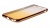 Накладка силиконовая Aspor Golden Collection с отливом iPhone 6 Золотой - фото, изображение, картинка