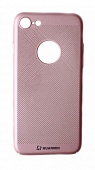 Накладка пластиковая UMI перфорированая Soft Touch iPhone 7/8 Розовый