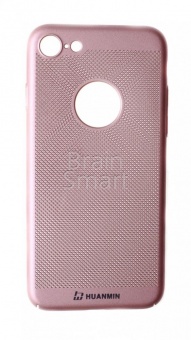 Накладка пластиковая UMI перфорированая Soft Touch iPhone 7/8 Розовый - фото, изображение, картинка