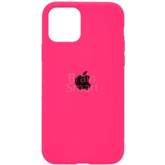 Накладка Silicone Case Original iPhone 11 Pro (47) Ярко-Розовый - фото, изображение, картинка