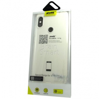 Накладка силиконовая SMTT Simeitu Soft touch Xiaomi Redmi Note 6 Pro Прозрачный - фото, изображение, картинка