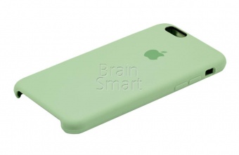Накладка Silicone Case Original iPhone 6/6S  (1) Оливковый - фото, изображение, картинка